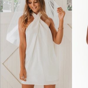 Jasmine Halter Mini Dress